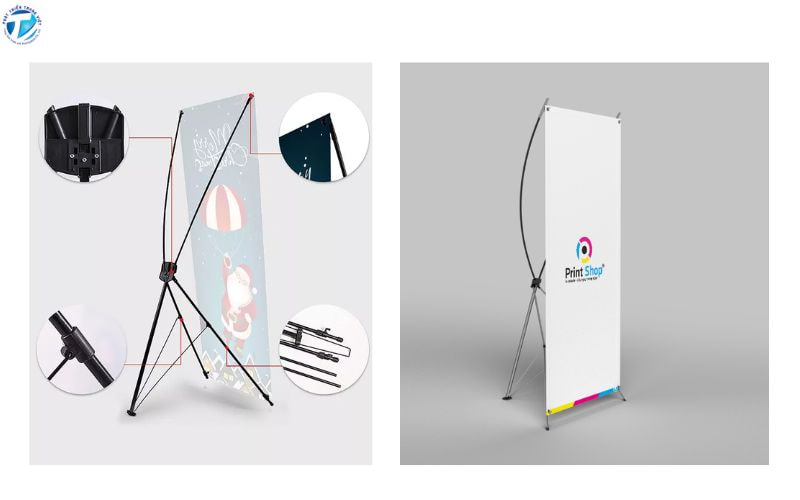 Việc chọn size standee chữ X nên dựa trên không gian trưng bày và mục đích sử dụng